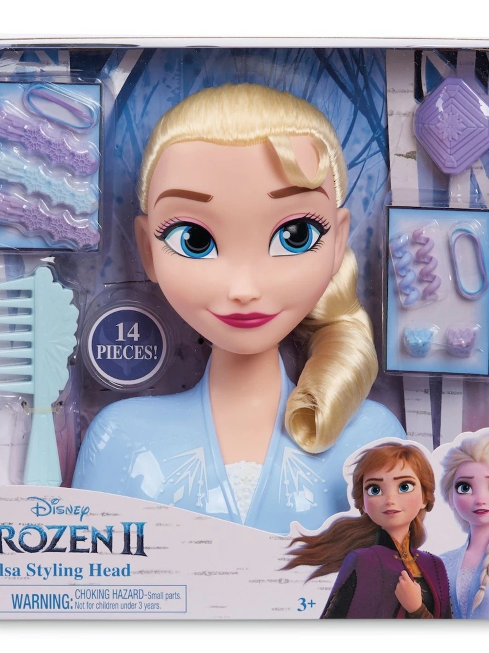 New Disney Frozen Elsa Styling Head Toy